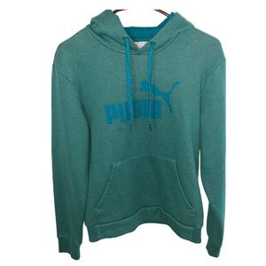 NWOT PUMA green March hoodie